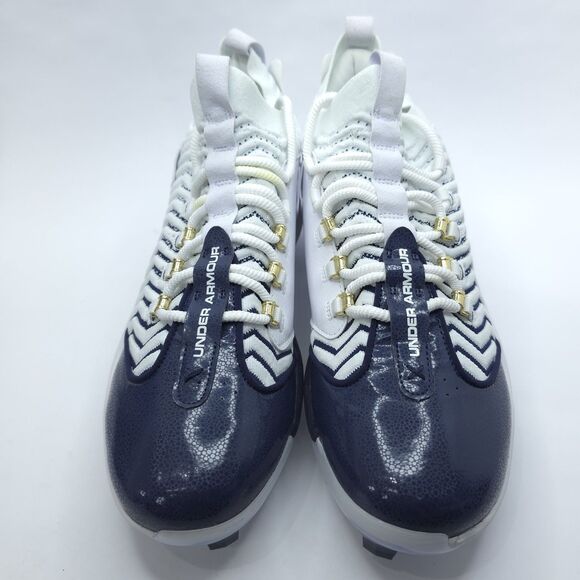 Under Armour Harper 9 Pro TPU \'White Metallic Gold\' 3027444-102 Baseball size 13 main image 8